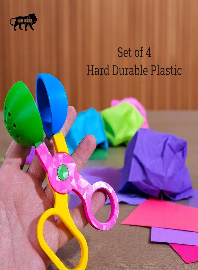 Sentosa Kids Handy Scooper for Motor Skills Development, For STEM Education, Bug-Catching Design, Multicolour, Set of 4 - Image 2